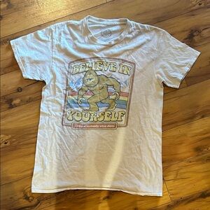 White Graphic Tee - Believe In Yourself